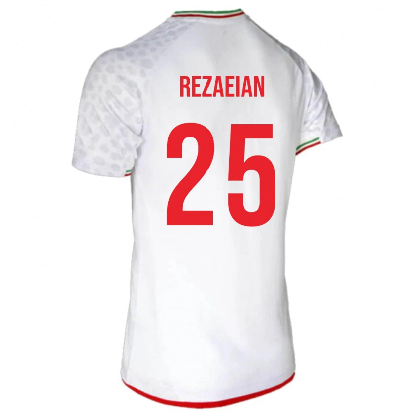 Danxen Dětské Írán Ramin Rezaeian #25 Bílý Domů Hráčské Dresy 24-26 Dres