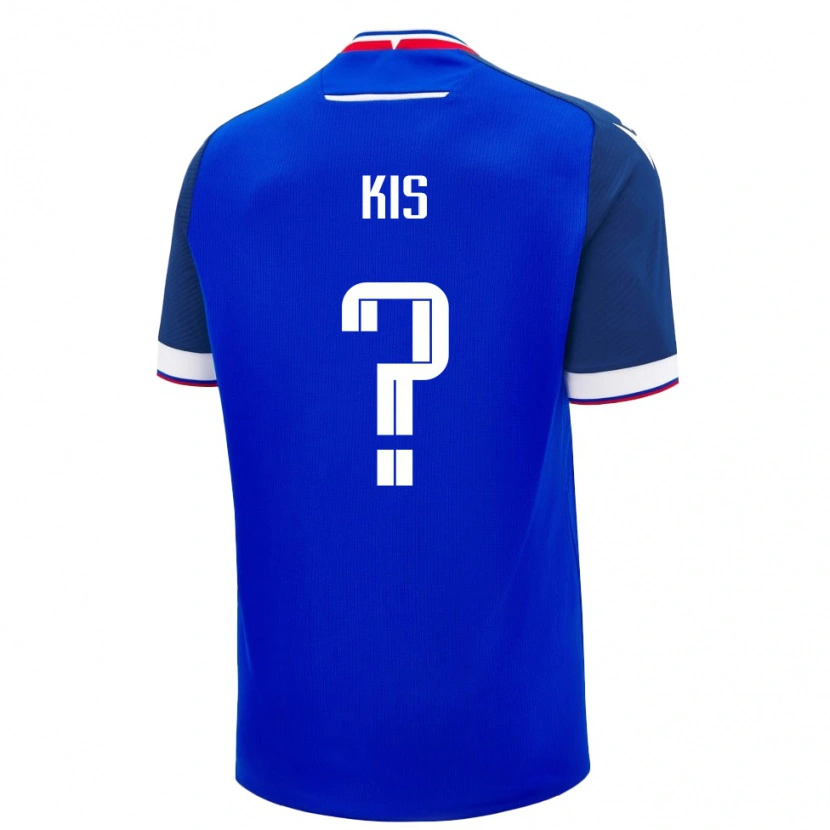 Danxen Dětské Slovensko Alex Kis #0 Modrý Domů Hráčské Dresy 24-26 Dres