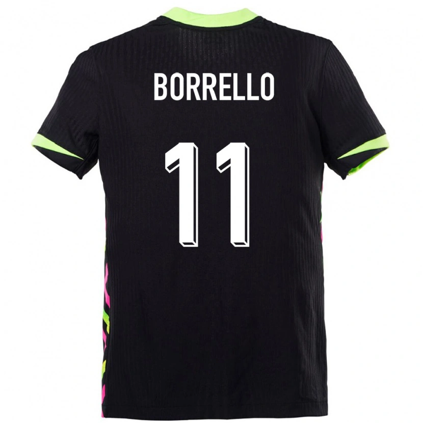 Danxen Dětské Austrálie Brandon Borrello #11 Tmavě Modrá Daleko Hráčské Dresy 24-26 Dres