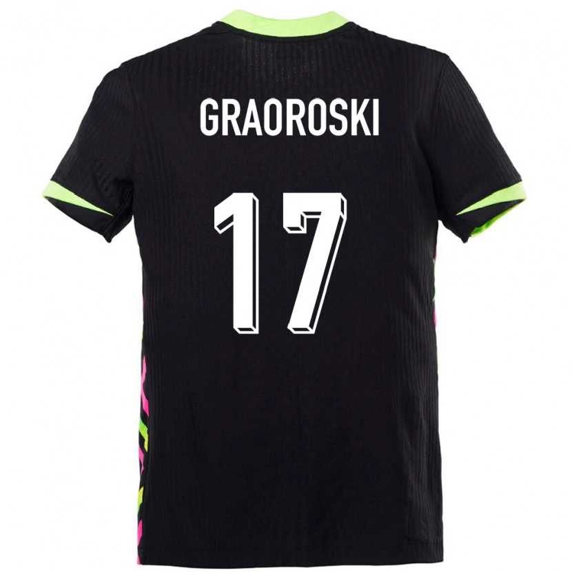 Danxen Dětské Austrálie Jordan Graoroski #17 Tmavě Modrá Daleko Hráčské Dresy 24-26 Dres
