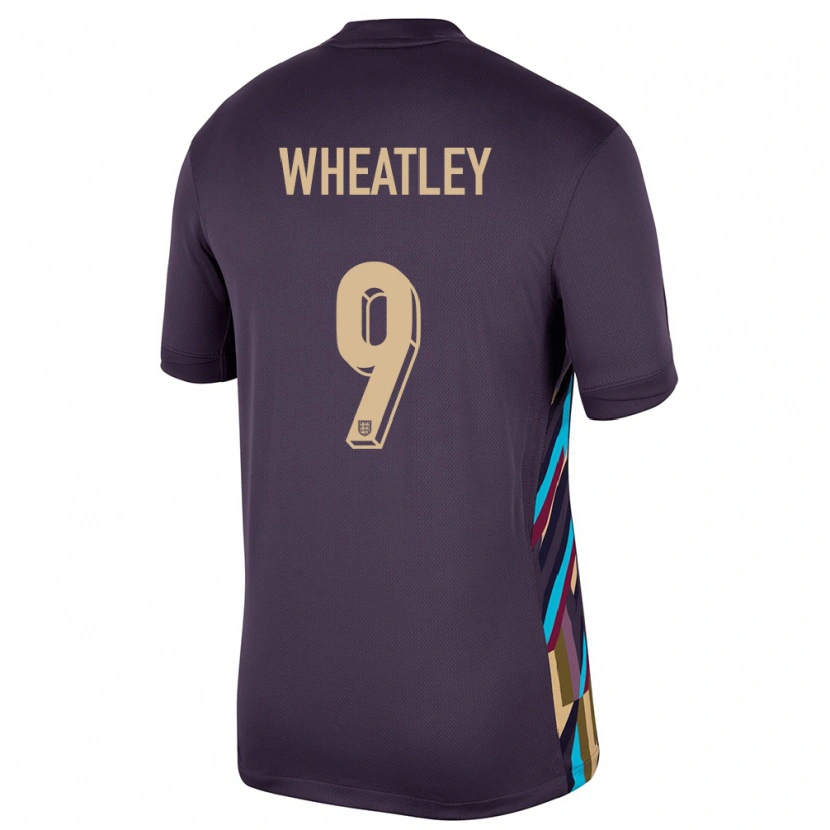 Danxen Dětské Anglie Ethan Wheatley #9 Tmavá Rozinka Daleko Hráčské Dresy 24-26 Dres