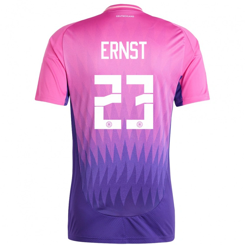 Danxen Dětské Německo Tjark Ernst #23 Růžově Fialová Daleko Hráčské Dresy 24-26 Dres