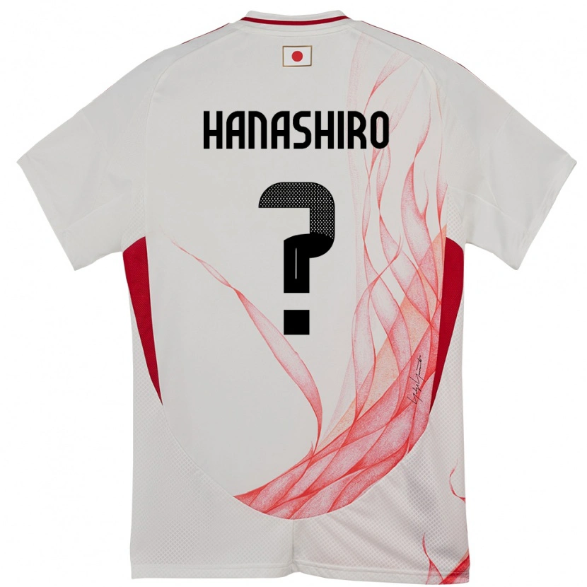 Danxen Dětské Japonsko Rinto Hanashiro #0 Bílý Daleko Hráčské Dresy 24-26 Dres