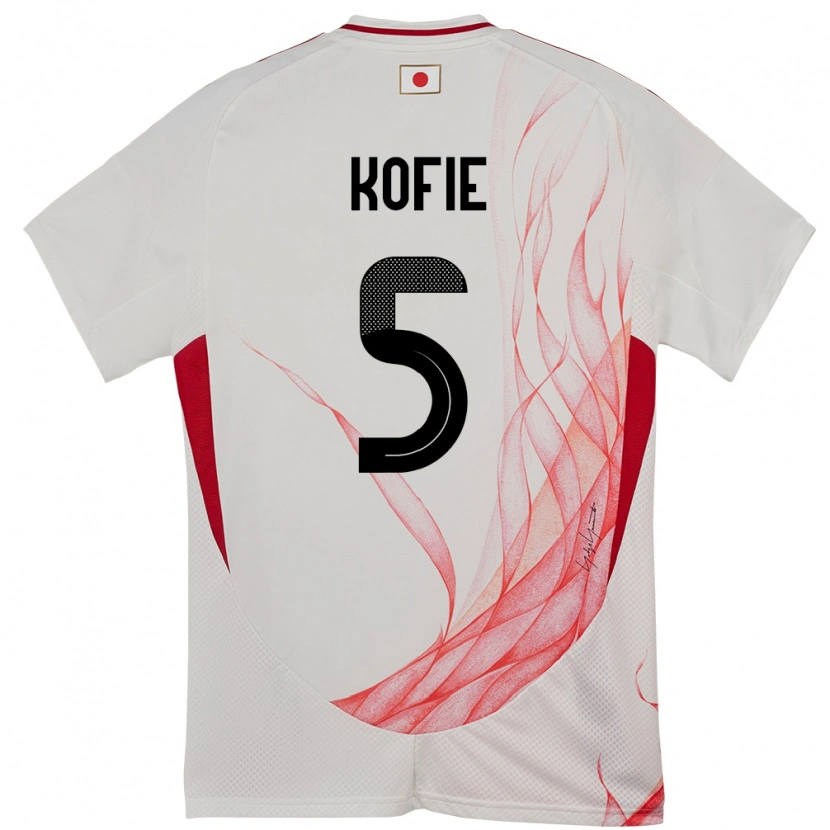 Danxen Dětské Japonsko Shota Kofie #5 Bílý Daleko Hráčské Dresy 24-26 Dres