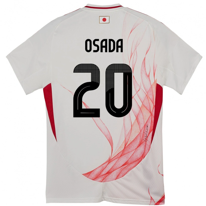 Danxen Dětské Japonsko Towa Osada #20 Bílý Daleko Hráčské Dresy 24-26 Dres