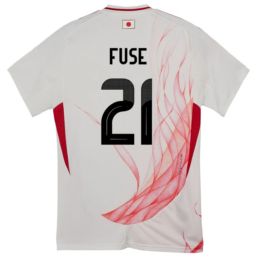 Danxen Dětské Japonsko Katsuma Fuse #21 Bílý Daleko Hráčské Dresy 24-26 Dres