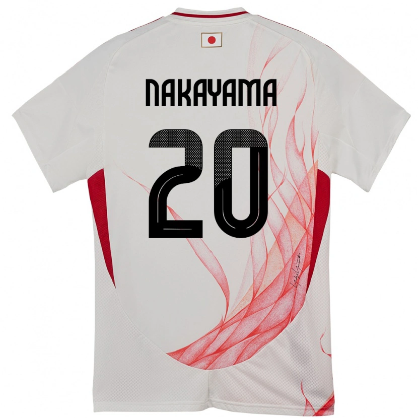 Danxen Dětské Japonsko Yuta Nakayama #20 Bílý Daleko Hráčské Dresy 24-26 Dres