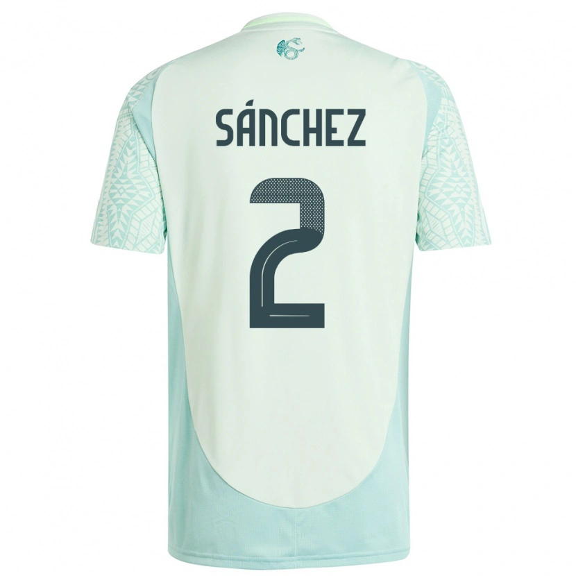 Danxen Dětské Mexiko Jorge Sánchez #2 Povlečení Zelené Daleko Hráčské Dresy 24-26 Dres