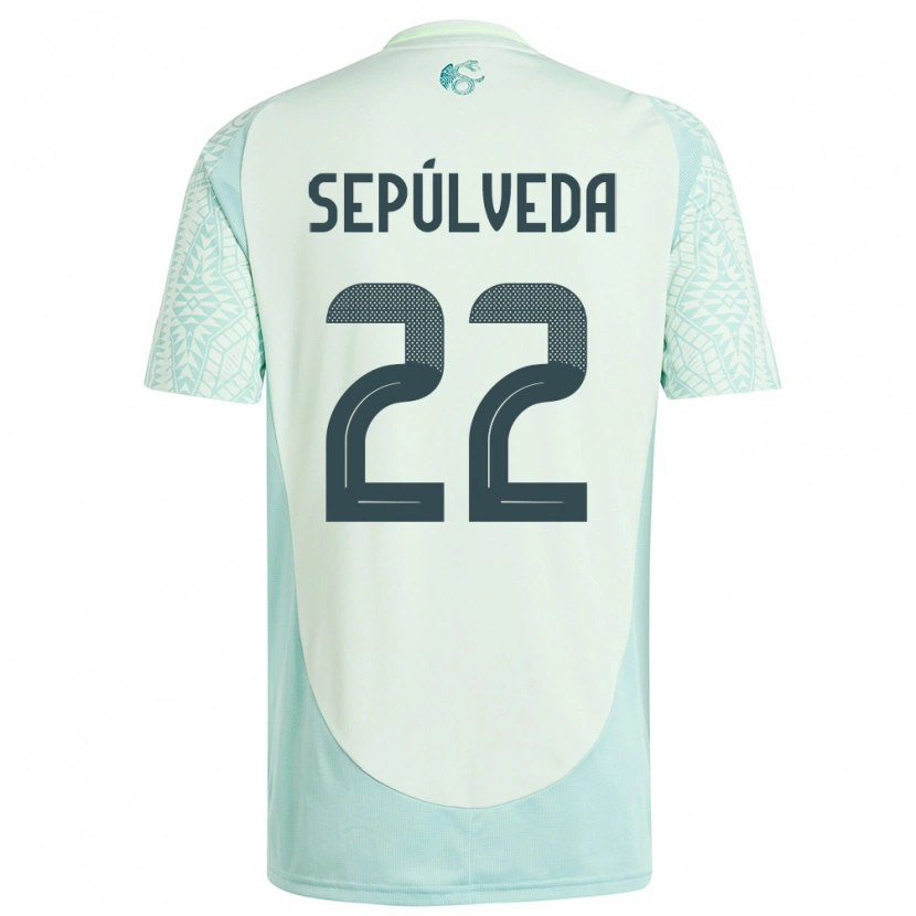 Danxen Dětské Mexiko Ángel Sepúlveda #22 Povlečení Zelené Daleko Hráčské Dresy 24-26 Dres