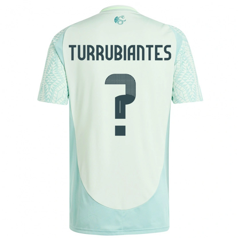 Danxen Dětské Mexiko Abdon Turrubiantes #0 Povlečení Zelené Daleko Hráčské Dresy 24-26 Dres