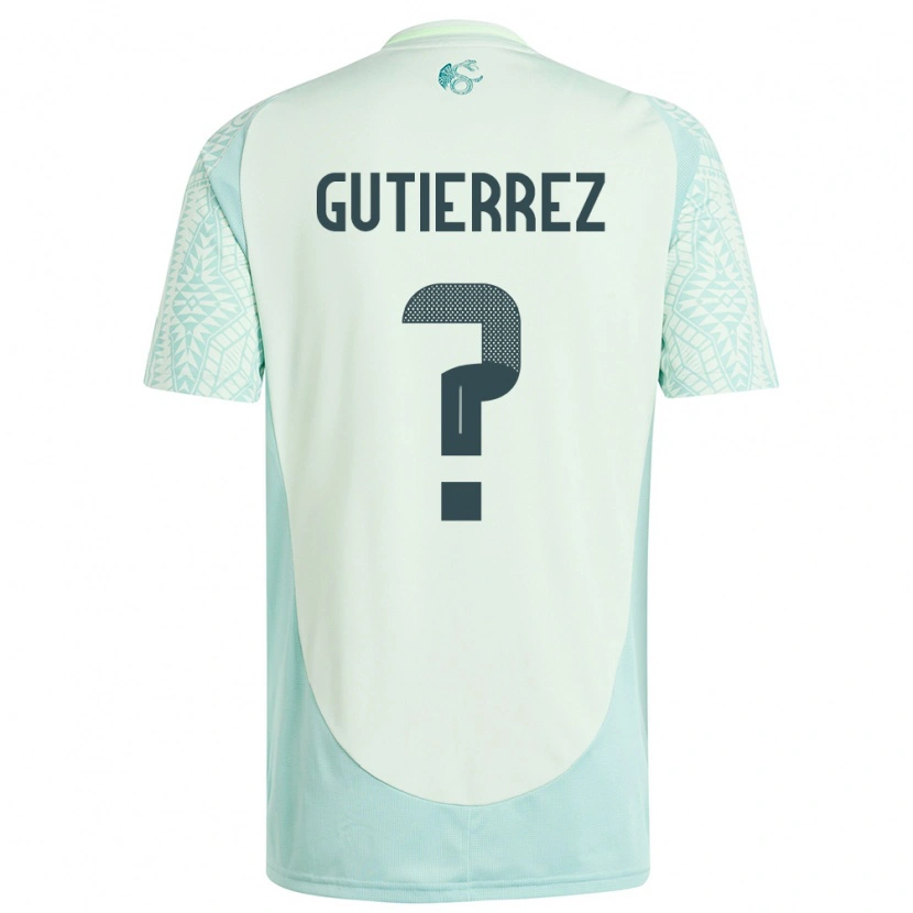 Danxen Dětské Mexiko Raul Gutierrez #0 Povlečení Zelené Daleko Hráčské Dresy 24-26 Dres