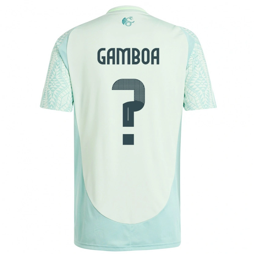 Danxen Dětské Mexiko Luis Gamboa #0 Povlečení Zelené Daleko Hráčské Dresy 24-26 Dres