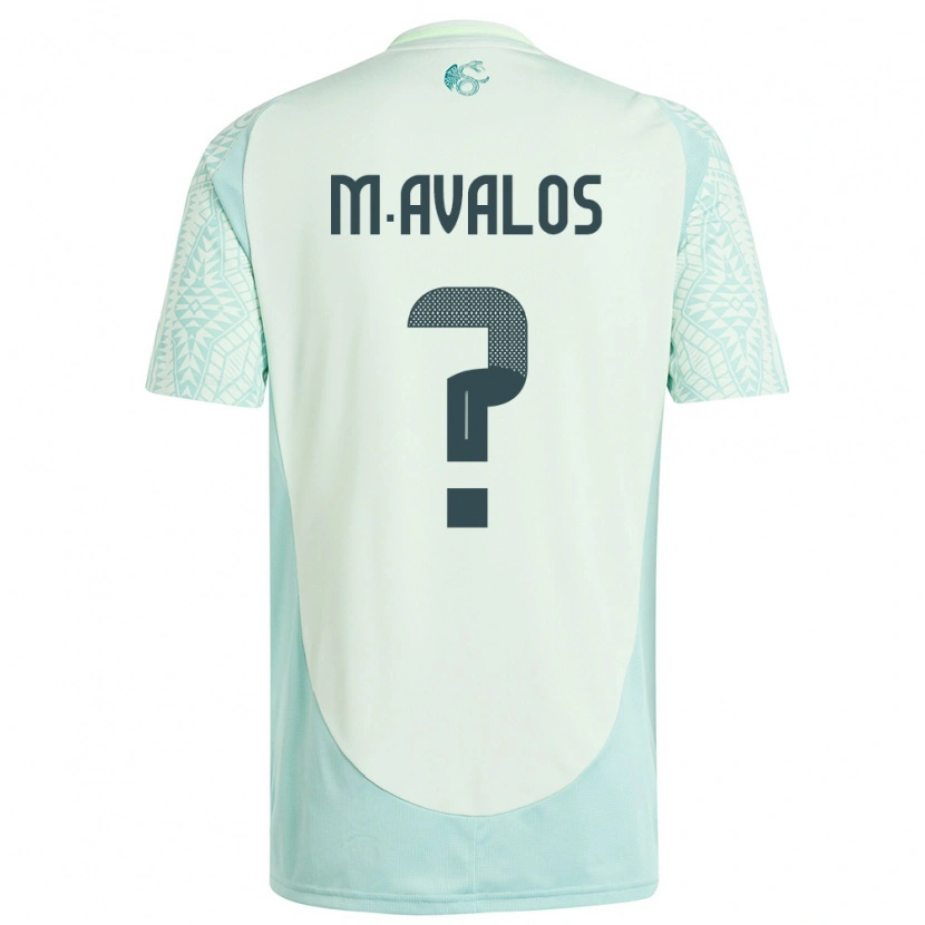 Danxen Dětské Mexiko Marcelo Ávalos #0 Povlečení Zelené Daleko Hráčské Dresy 24-26 Dres