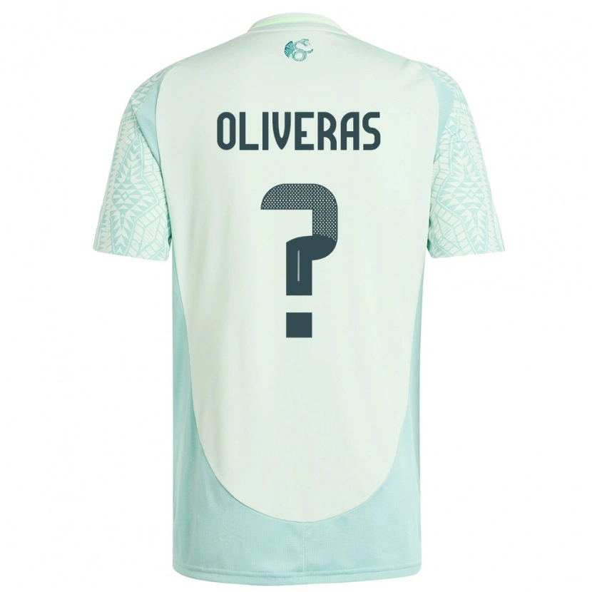 Danxen Dětské Mexiko Robert Oliveras #0 Povlečení Zelené Daleko Hráčské Dresy 24-26 Dres