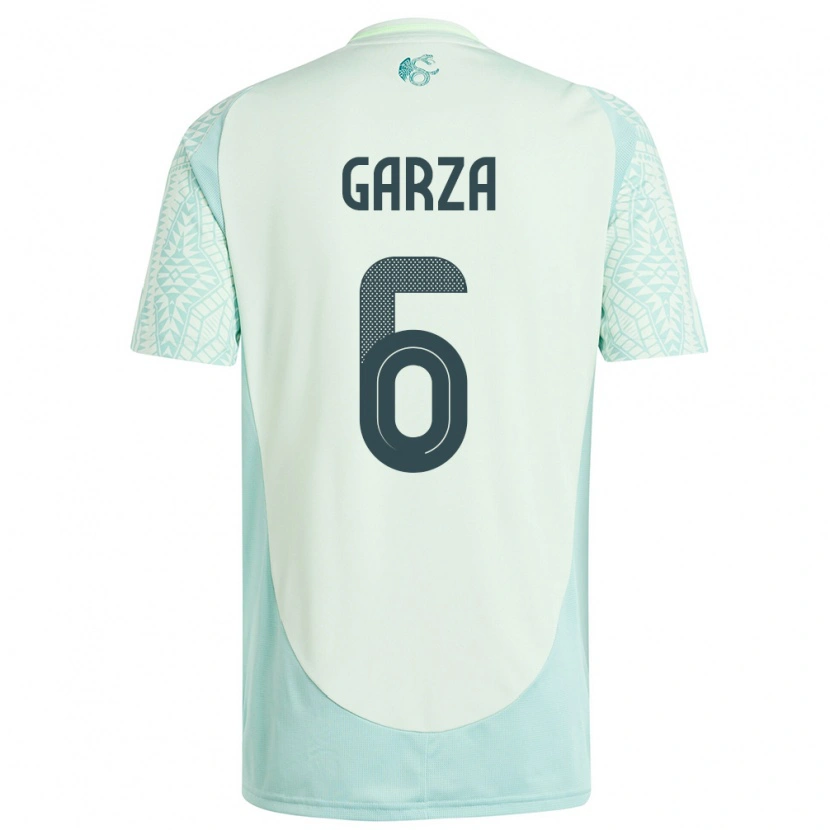 Danxen Dětské Mexiko César Garza #6 Povlečení Zelené Daleko Hráčské Dresy 24-26 Dres