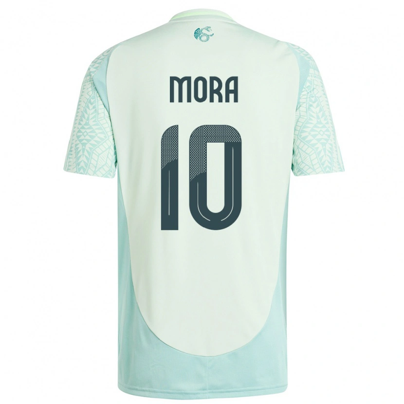 Danxen Dětské Mexiko Gilberto Mora #10 Povlečení Zelené Daleko Hráčské Dresy 24-26 Dres