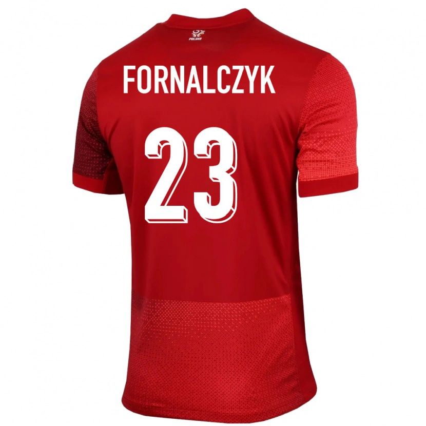 Danxen Dětské Polsko Mariusz Fornalczyk #23 Červené Daleko Hráčské Dresy 24-26 Dres