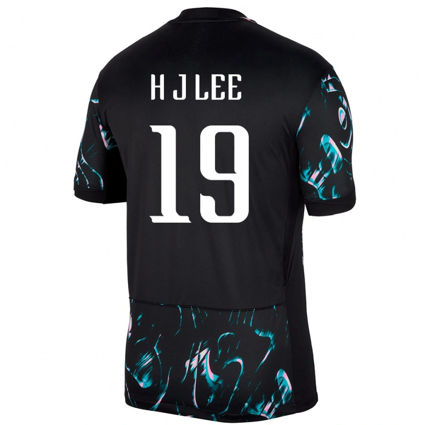 Danxen Dětské Jižní Korea Lee Hyun Jun #19 Černý Daleko Hráčské Dresy 24-26 Dres