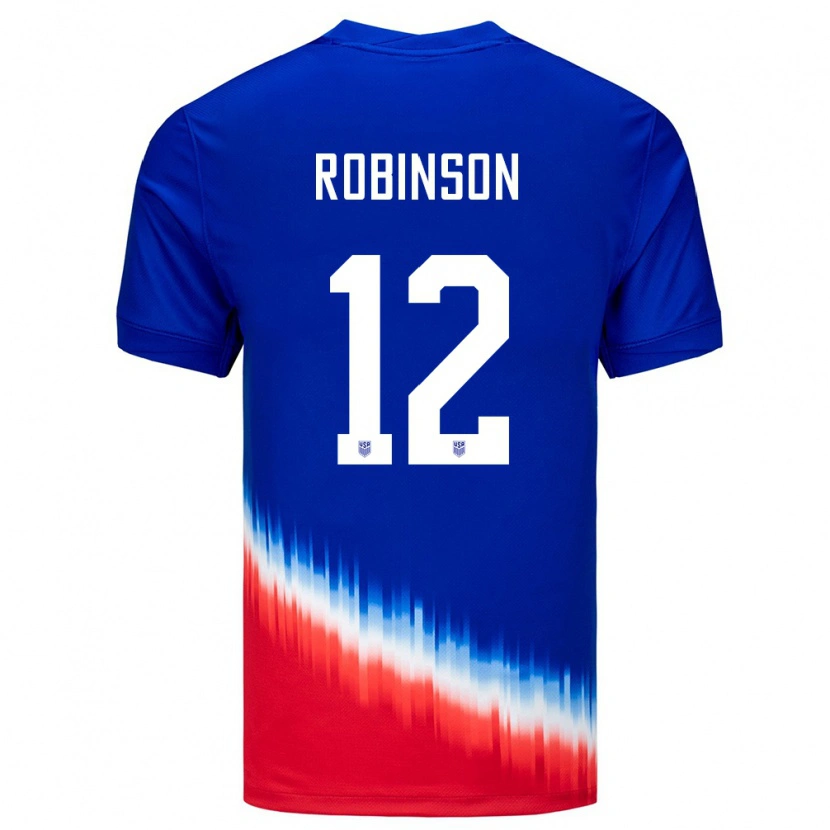 Danxen Dětské Spojené Státy Americké Miles Robinson #12 Modrý Daleko Hráčské Dresy 24-26 Dres