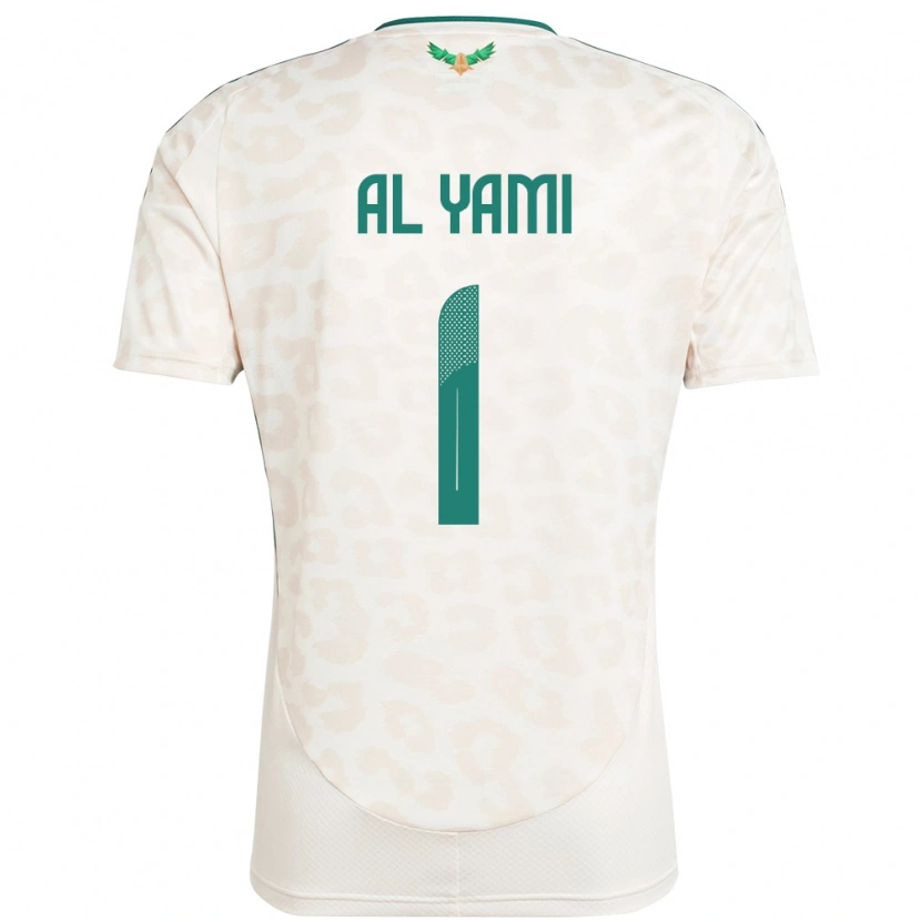 Danxen Dětské Saúdská Arábie Mohammed Al-Yami #1 Bílý Daleko Hráčské Dresy 24-26 Dres