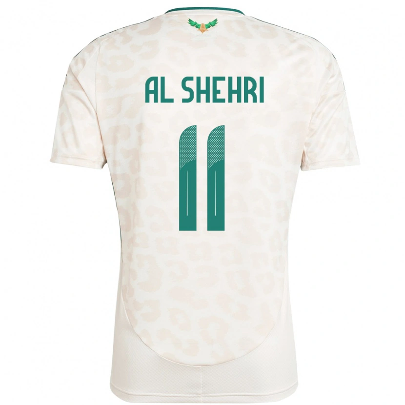 Danxen Dětské Saúdská Arábie Saleh Al-Shehri #11 Bílý Daleko Hráčské Dresy 24-26 Dres