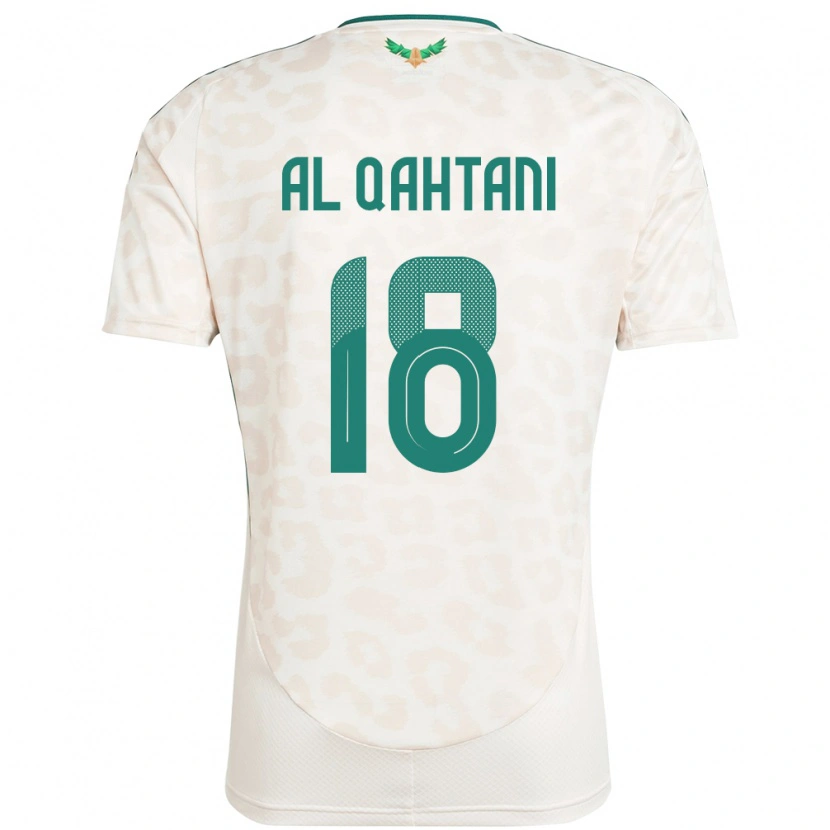 Danxen Dětské Saúdská Arábie Mohammed Al-Qahtani #18 Bílý Daleko Hráčské Dresy 24-26 Dres