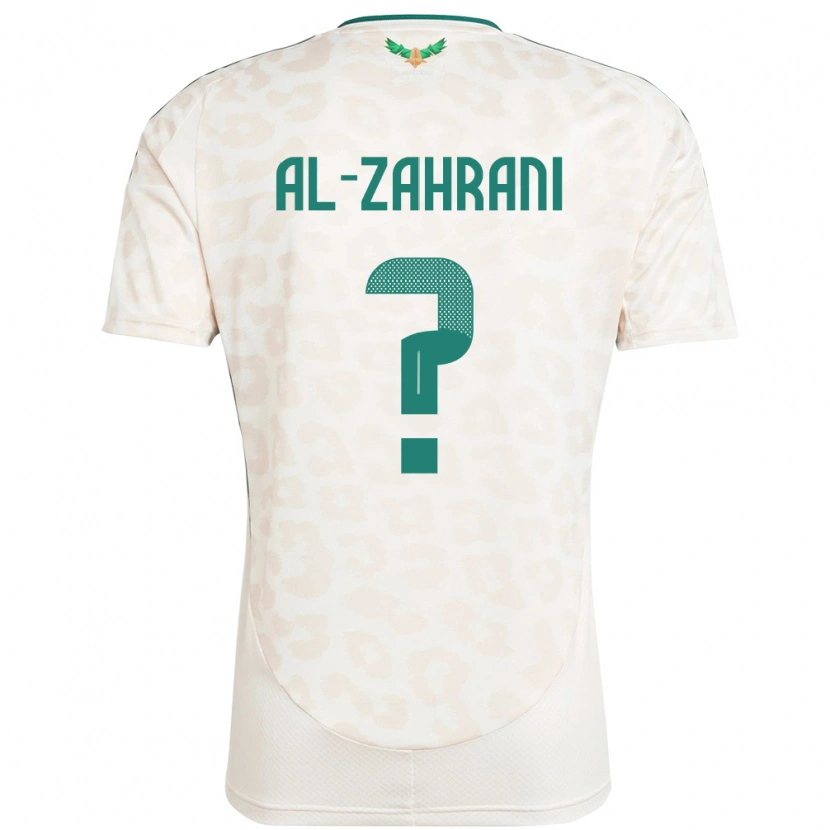 Danxen Dětské Saúdská Arábie Anas Al-Zahrani #0 Bílý Daleko Hráčské Dresy 24-26 Dres