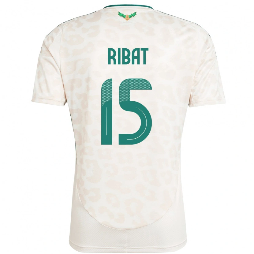 Danxen Dětské Saúdská Arábie Abdulaziz Ribat #15 Bílý Daleko Hráčské Dresy 24-26 Dres