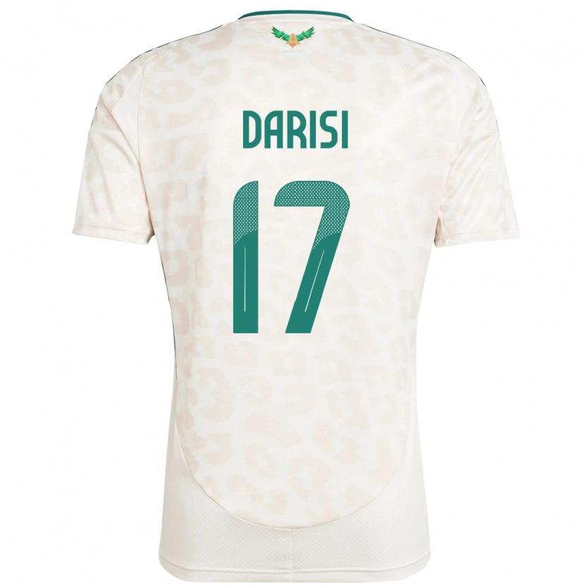Danxen Dětské Saúdská Arábie Abdulkarim Darisi #17 Bílý Daleko Hráčské Dresy 24-26 Dres