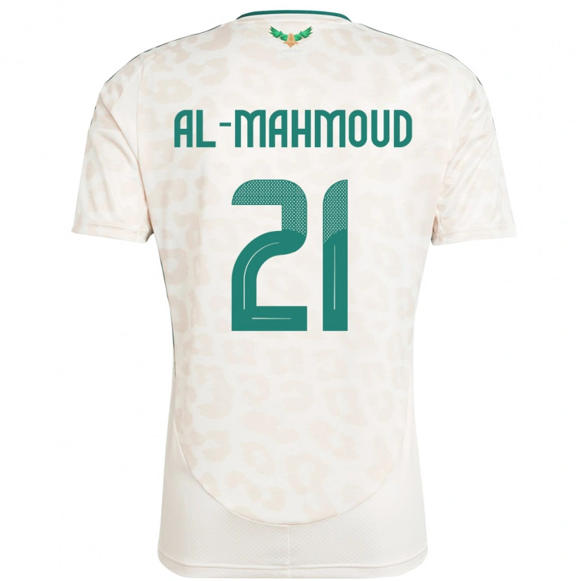 Danxen Dětské Saúdská Arábie Mohammed Al-Mahmoud #21 Bílý Daleko Hráčské Dresy 24-26 Dres