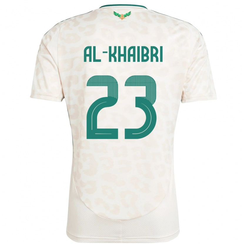 Danxen Dětské Saúdská Arábie Thamer Al-Khaibri #23 Bílý Daleko Hráčské Dresy 24-26 Dres