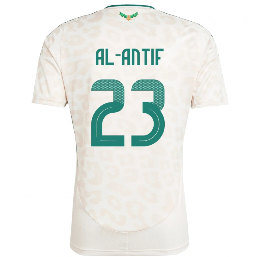 Danxen Dětské Saúdská Arábie Habib Al-Antif #23 Bílý Daleko Hráčské Dresy 24-26 Dres
