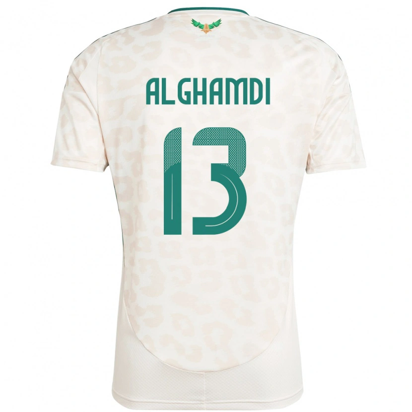 Danxen Dětské Saúdská Arábie Hazzaa Alghamdi #13 Bílý Daleko Hráčské Dresy 24-26 Dres