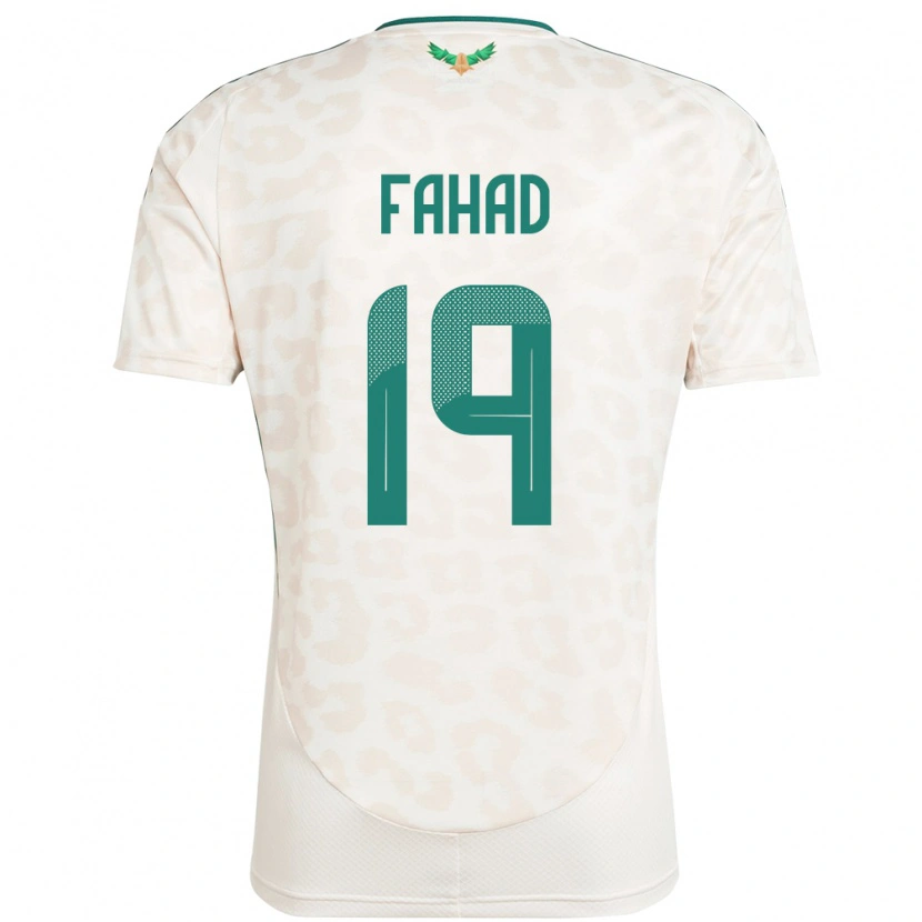 Danxen Dětské Saúdská Arábie Fahad Al Muwallad #19 Bílý Daleko Hráčské Dresy 24-26 Dres