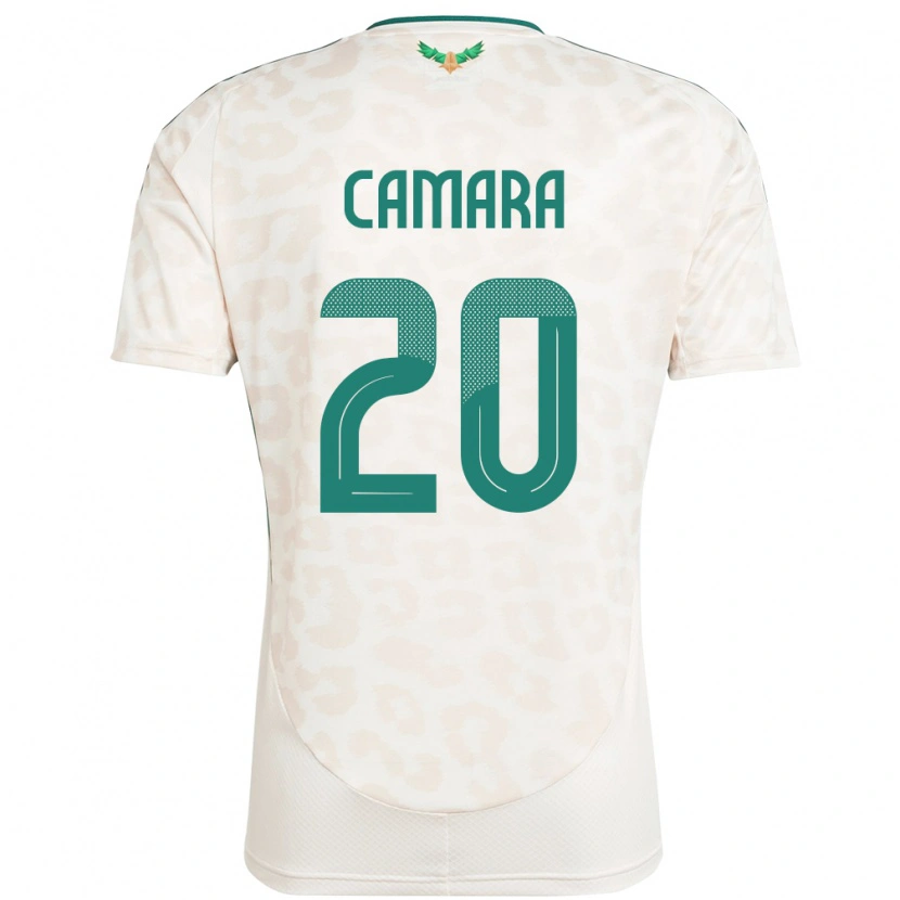 Danxen Dětské Saúdská Arábie Haroune Camara #20 Bílý Daleko Hráčské Dresy 24-26 Dres