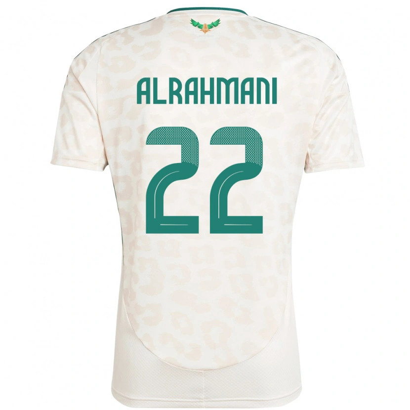 Danxen Dětské Saúdská Arábie Saleh Alrahmani #22 Bílý Daleko Hráčské Dresy 24-26 Dres
