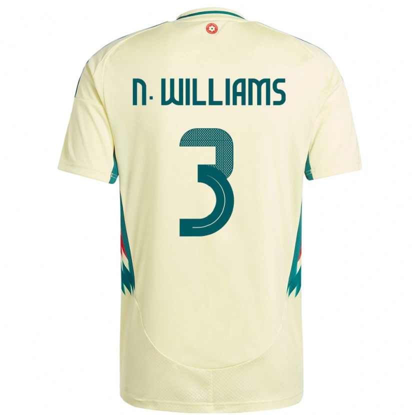 Danxen Dětské Wales Neco Williams #3 Béžově Žlutá Daleko Hráčské Dresy 24-26 Dres