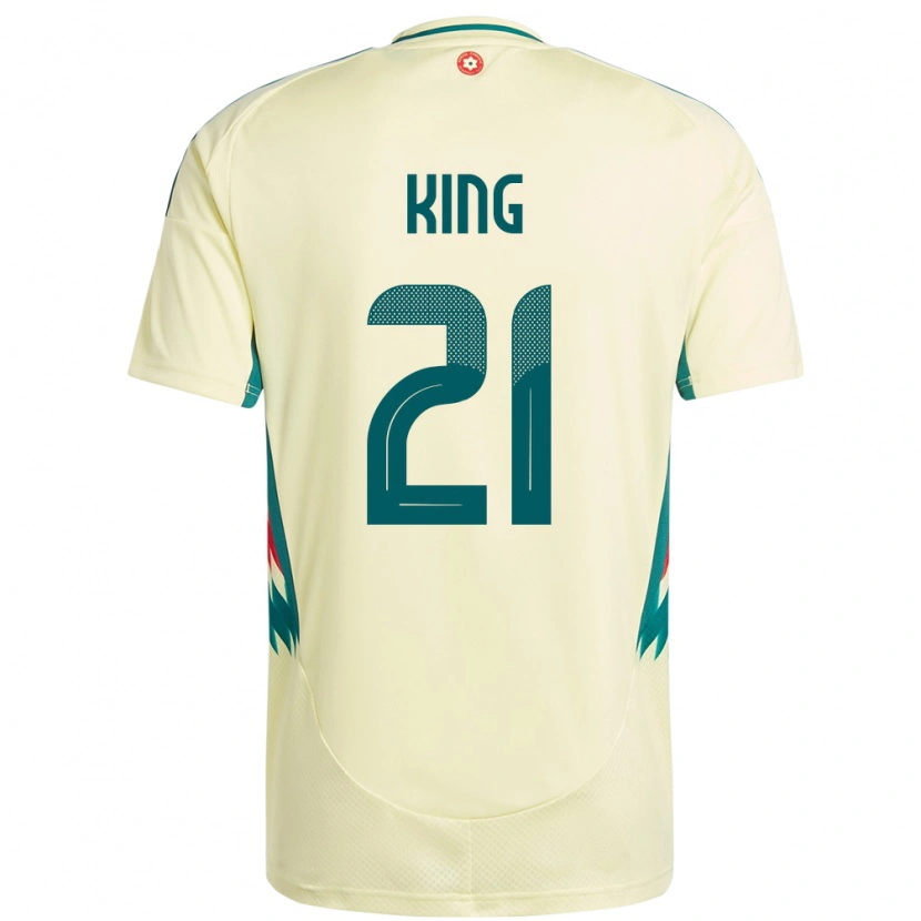 Danxen Dětské Wales Tom King #21 Béžově Žlutá Daleko Hráčské Dresy 24-26 Dres
