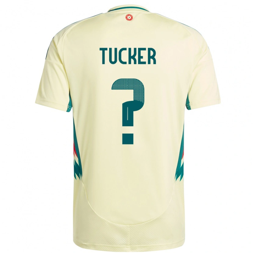 Danxen Dětské Wales Ali Tucker #0 Béžově Žlutá Daleko Hráčské Dresy 24-26 Dres