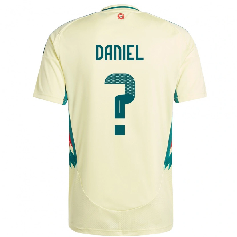 Danxen Dětské Wales Hugo Daniel #0 Béžově Žlutá Daleko Hráčské Dresy 24-26 Dres