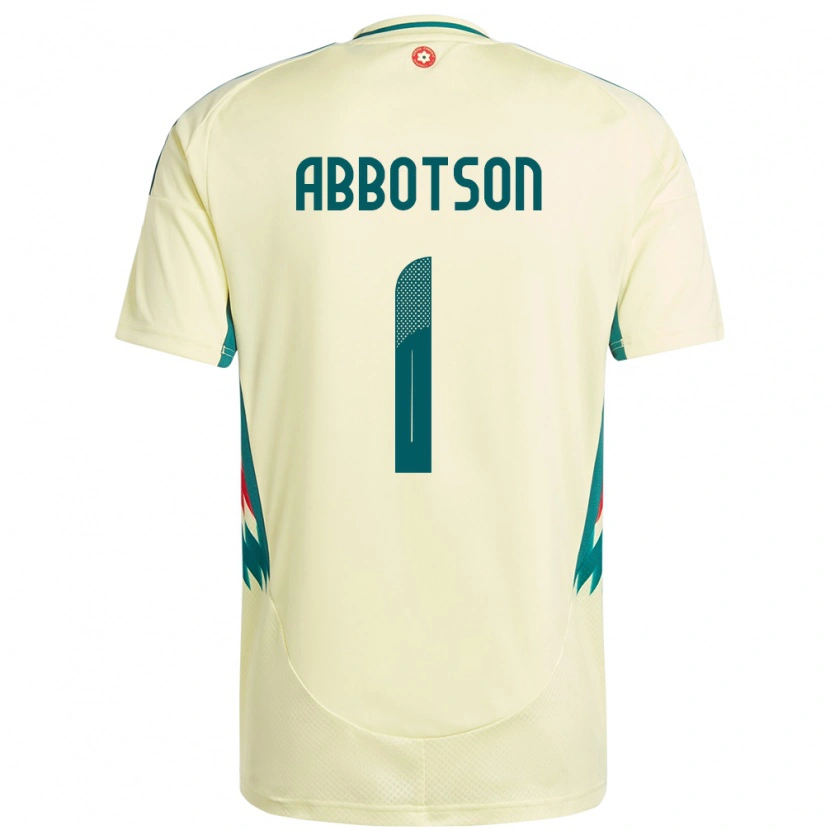 Danxen Dětské Wales Oscar Abbotson #1 Béžově Žlutá Daleko Hráčské Dresy 24-26 Dres