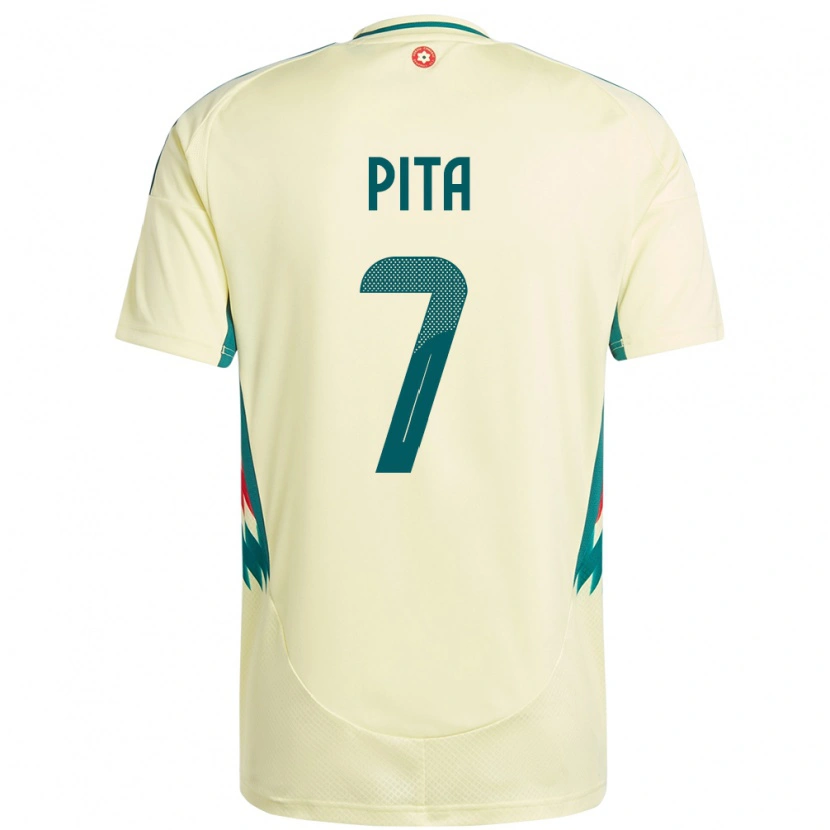 Danxen Dětské Wales Shea Pita #7 Béžově Žlutá Daleko Hráčské Dresy 24-26 Dres