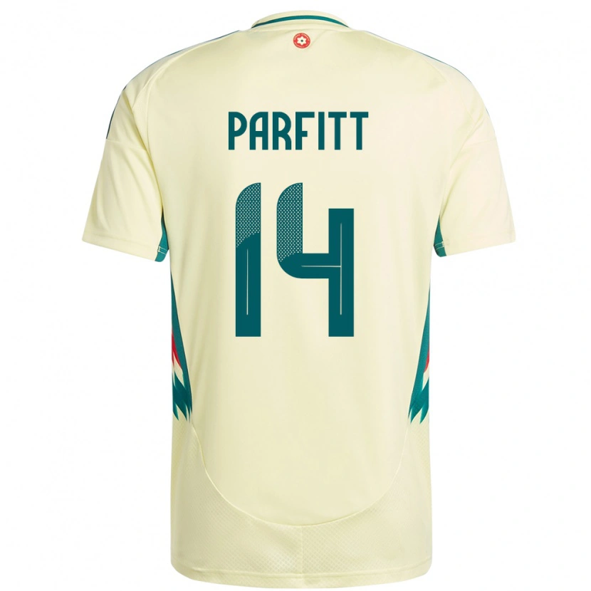 Danxen Dětské Wales T-Jay Parfitt #14 Béžově Žlutá Daleko Hráčské Dresy 24-26 Dres