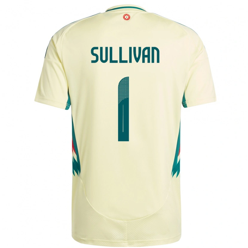 Danxen Dětské Wales Laura O Sullivan #1 Béžově Žlutá Daleko Hráčské Dresy 24-26 Dres