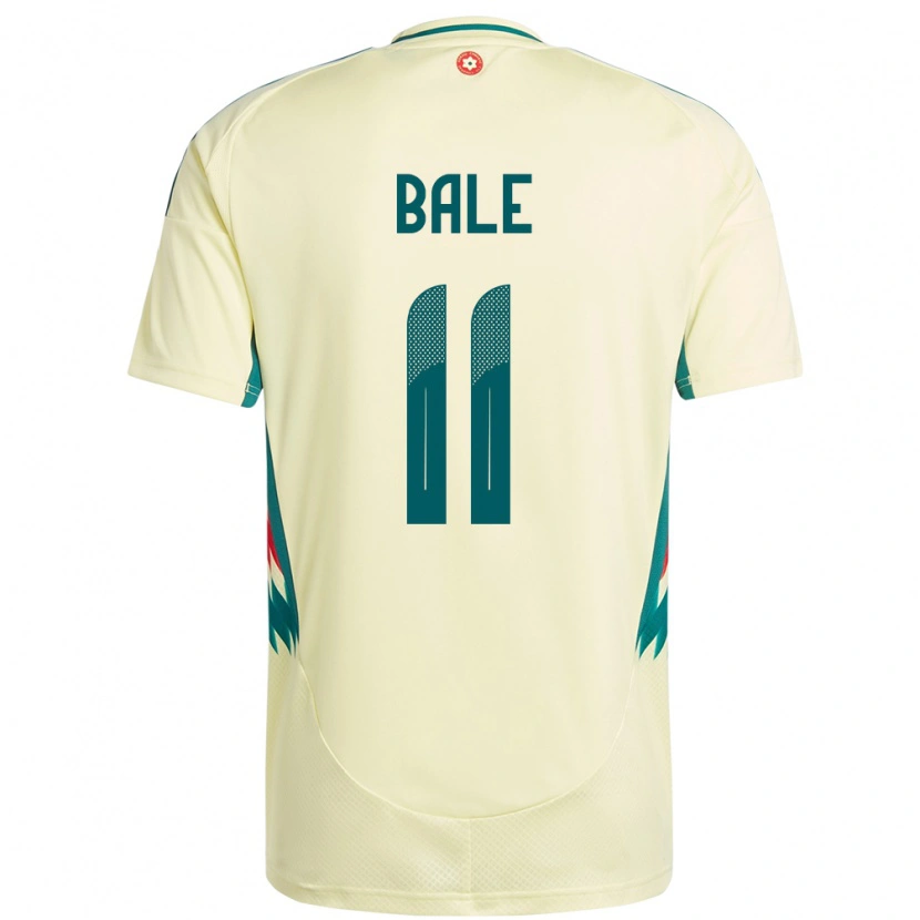 Danxen Dětské Wales Gareth Bale #11 Béžově Žlutá Daleko Hráčské Dresy 24-26 Dres