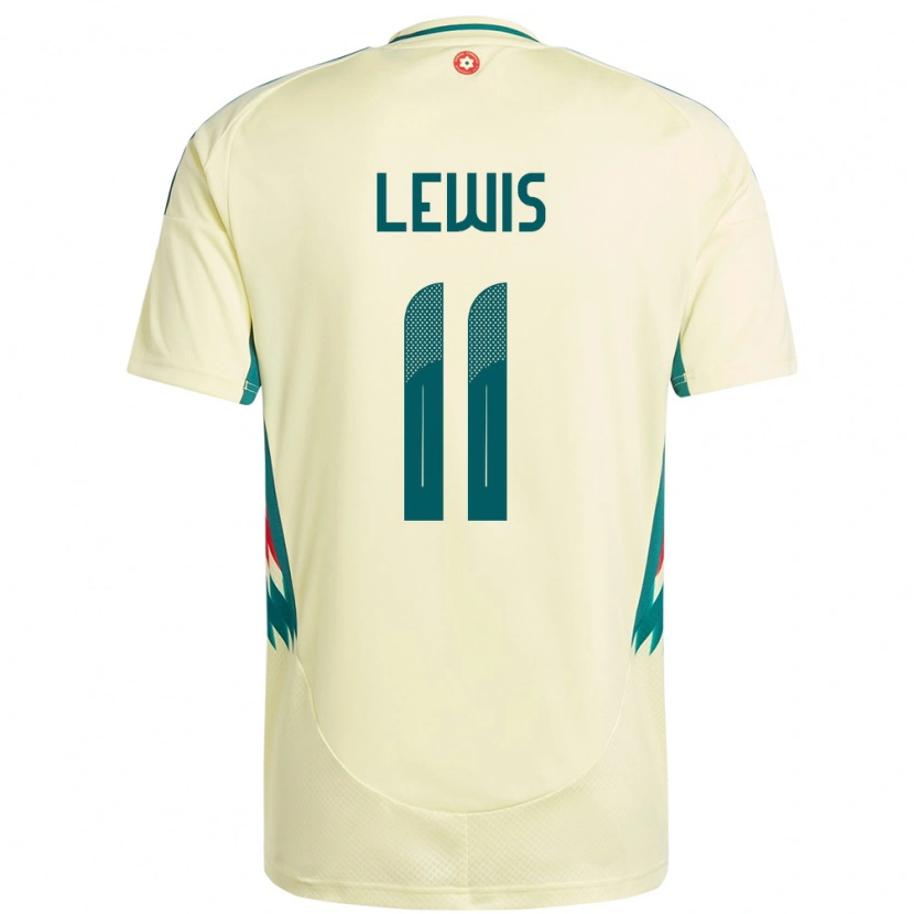 Danxen Dětské Wales Sonny Lewis #11 Béžově Žlutá Daleko Hráčské Dresy 24-26 Dres