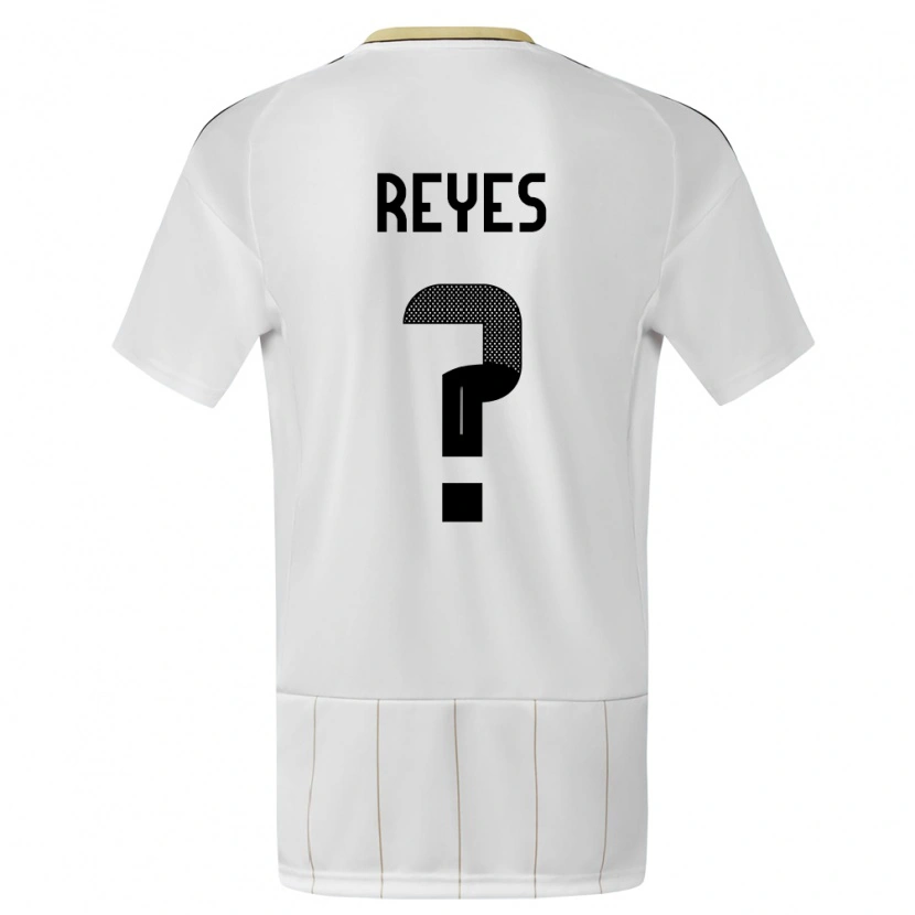 Danxen Dětské Kostarika Nery Reyes #0 Bílý Daleko Hráčské Dresy 24-26 Dres