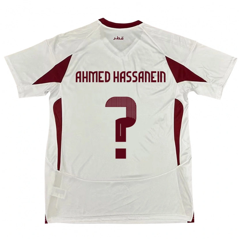 Danxen Dětské Katar Seifeldin Ahmed Hassanein #0 Bílý Daleko Hráčské Dresy 24-26 Dres