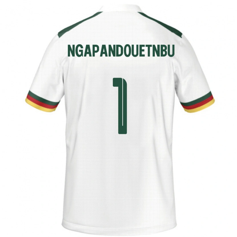 Danxen Dětské Kamerun Simon Ngapandouetnbu #1 Bílý Daleko Hráčské Dresy 24-26 Dres
