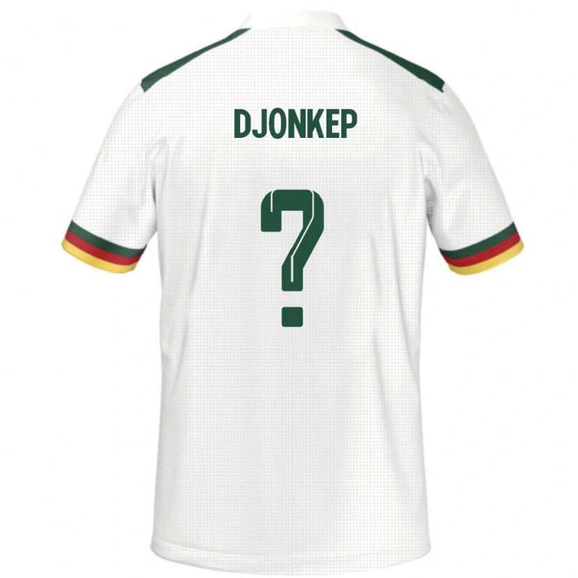 Danxen Dětské Kamerun Harisson Djonkep #0 Bílý Daleko Hráčské Dresy 24-26 Dres